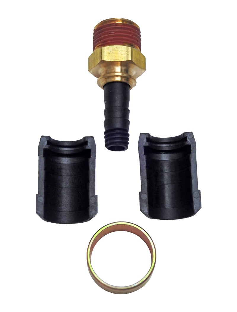 Road King Truck Parts Road Superior Truck Parts Rubber Air Line Quick Repair Swivel Kit for Truck and Trailers, 1/2" NPT Fittings - Image 2